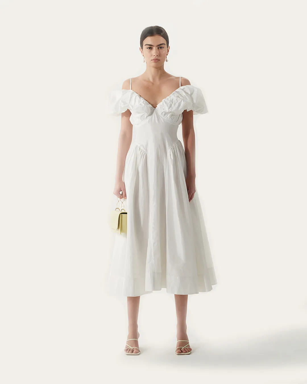 Erin Dress Silk Off-White