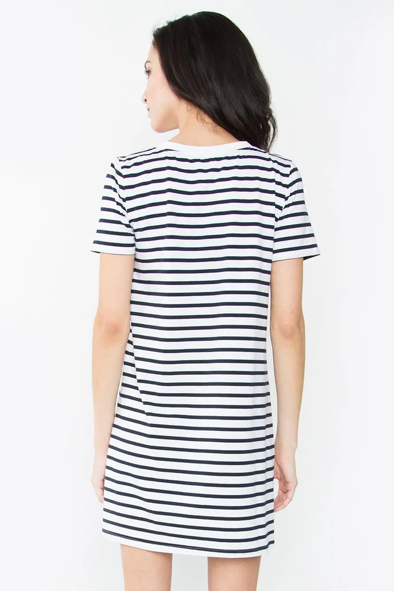 Jayden Striped T-Shirt Dress