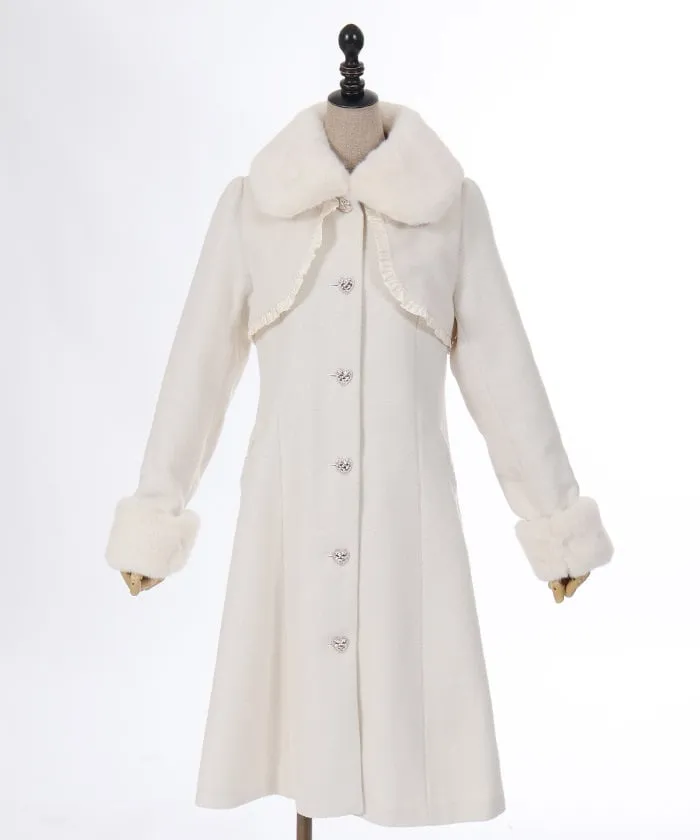 Long Coat with Fur Tippet