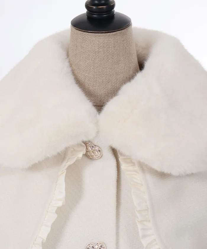 Long Coat with Fur Tippet