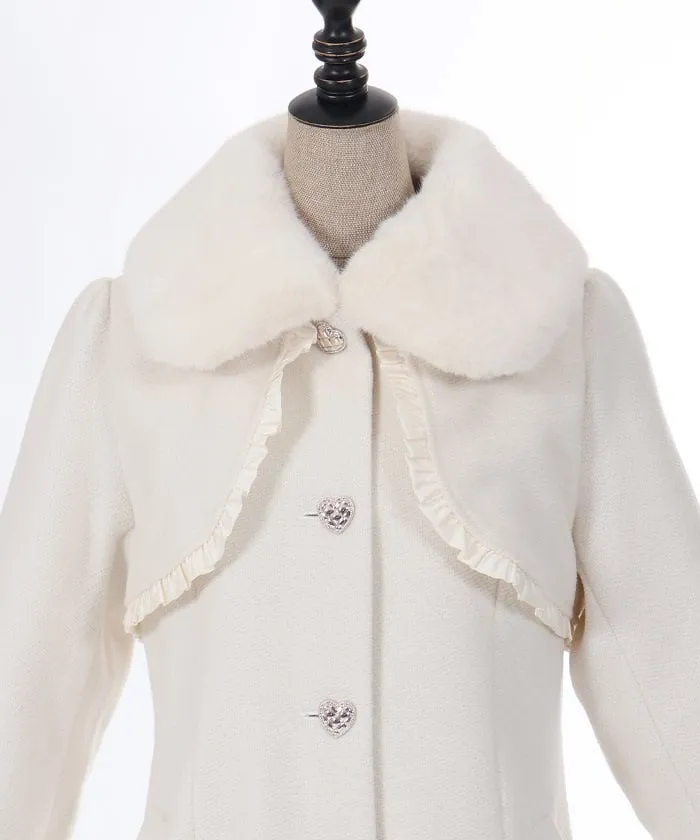 Long Coat with Fur Tippet