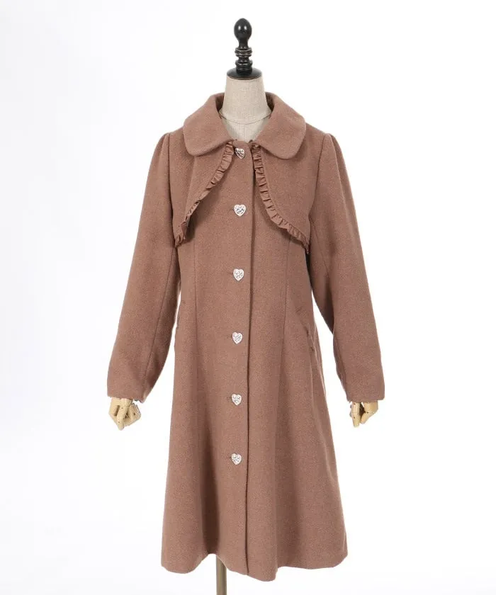 Long Coat with Fur Tippet