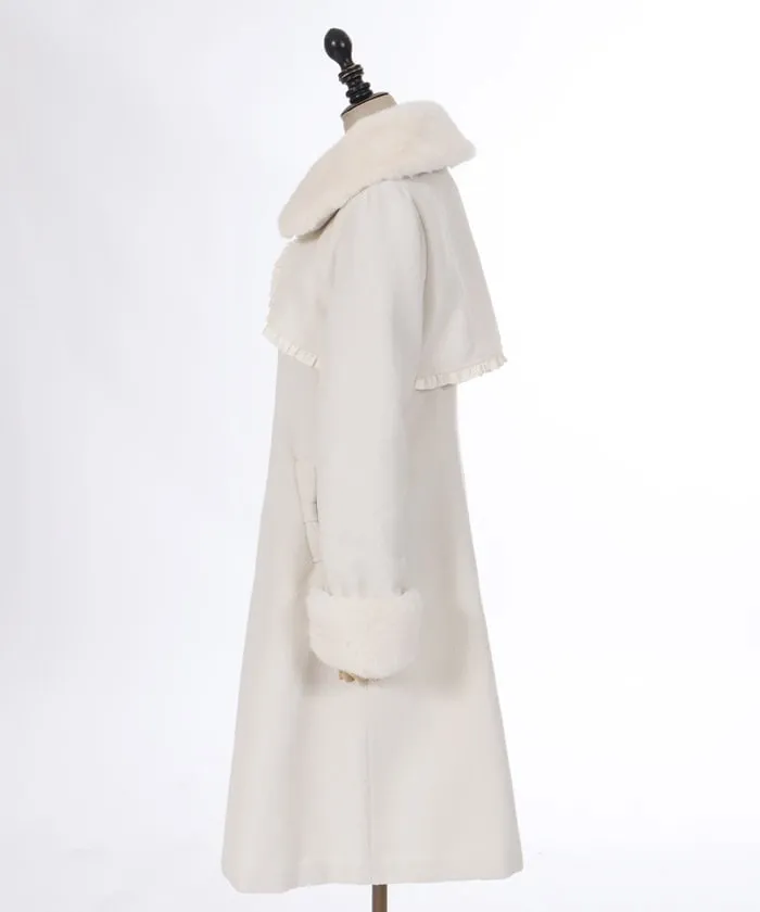 Long Coat with Fur Tippet