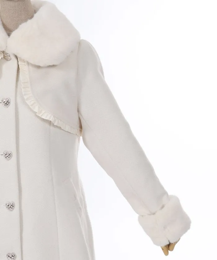 Long Coat with Fur Tippet