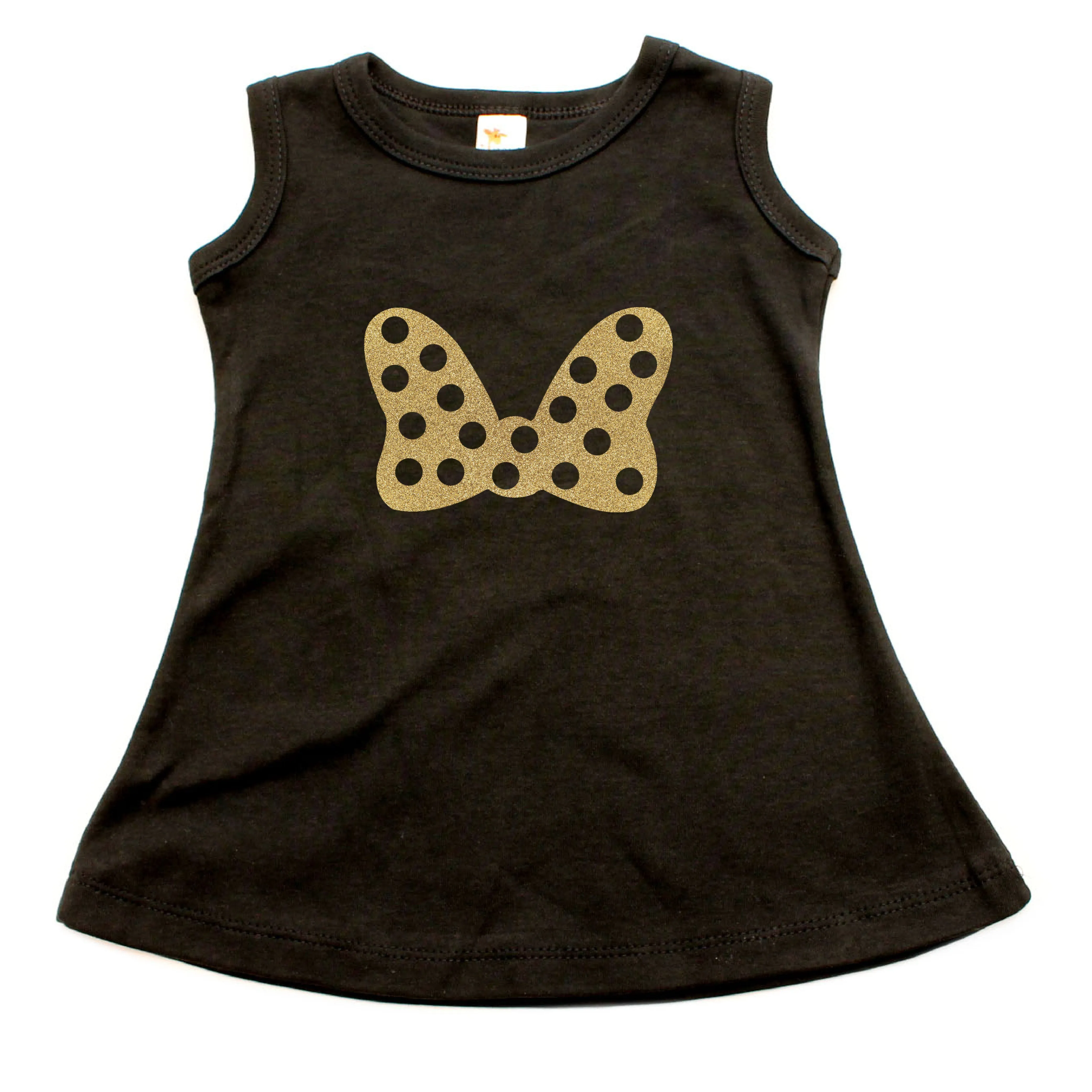 Minnie Mouse Bow A-line Dress For Baby Girls