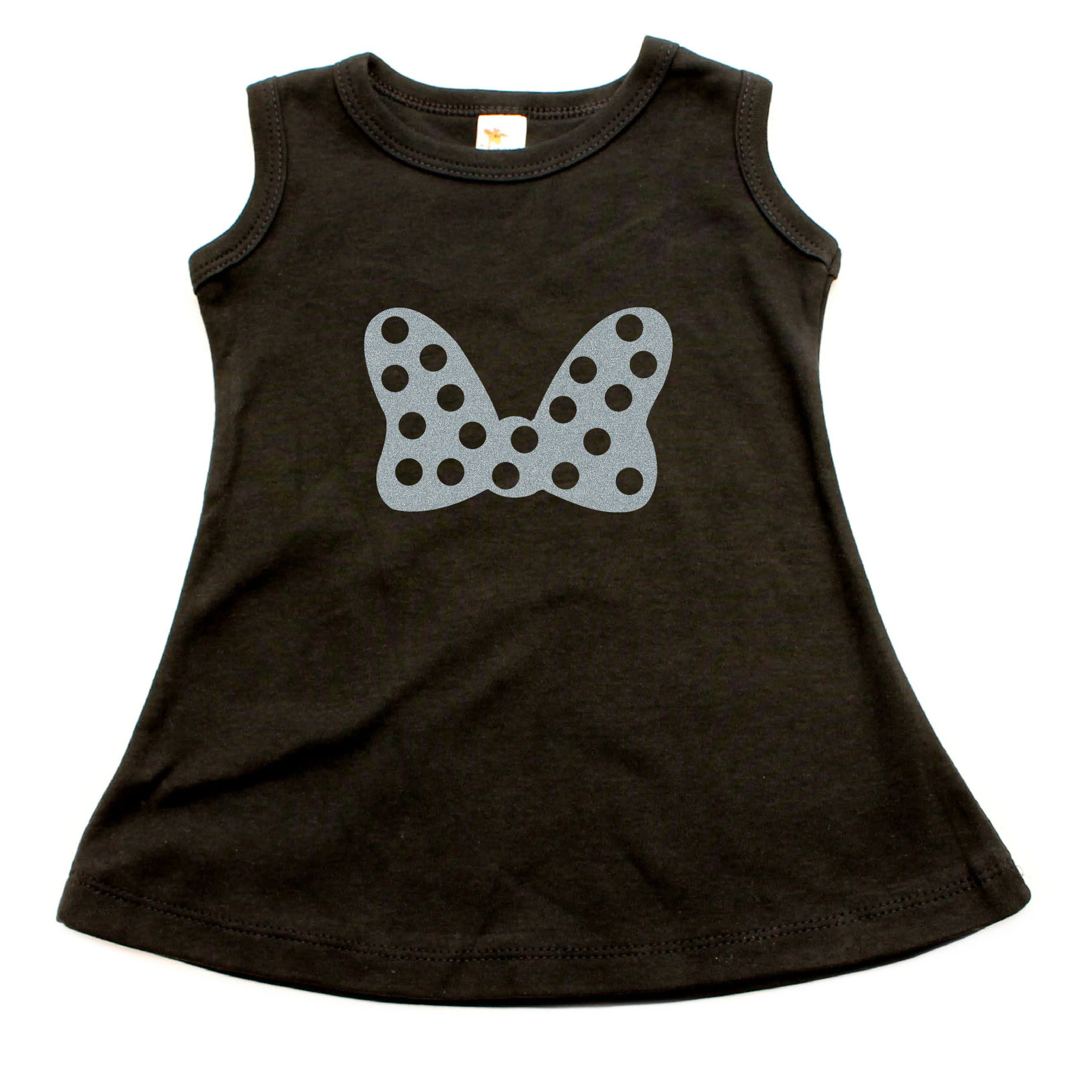 Minnie Mouse Bow A-line Dress For Baby Girls