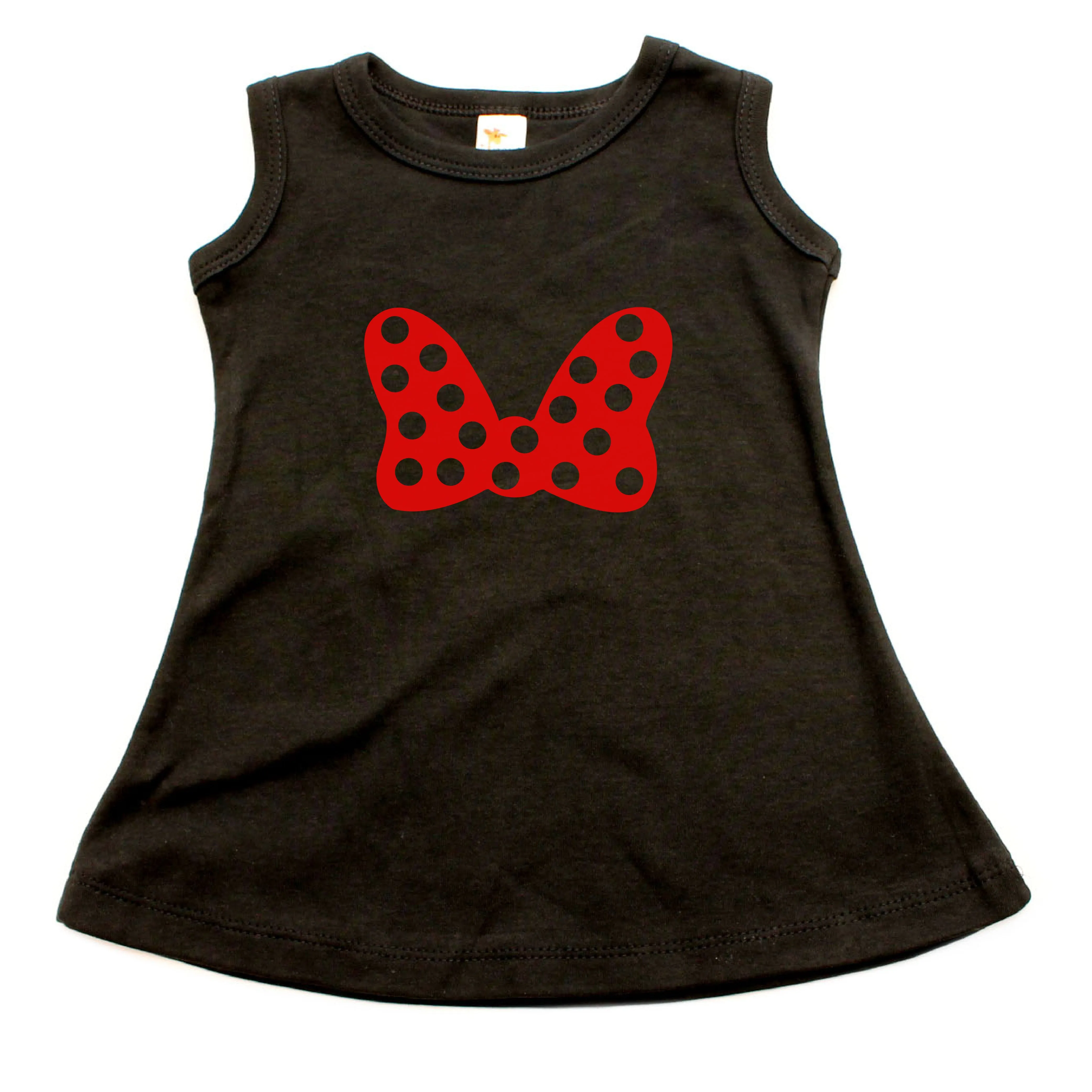 Minnie Mouse Bow A-line Dress For Baby Girls
