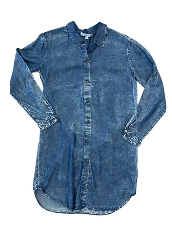 Red Haute - Soft Shirt Dress Denim